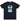 French navy Printed T-shirt Front