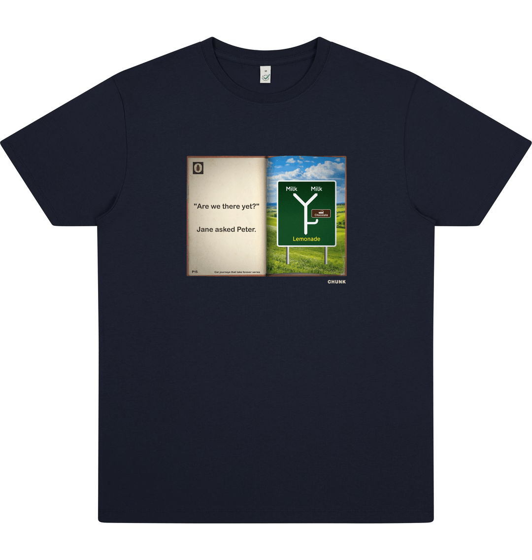 French navy Printed T-shirt