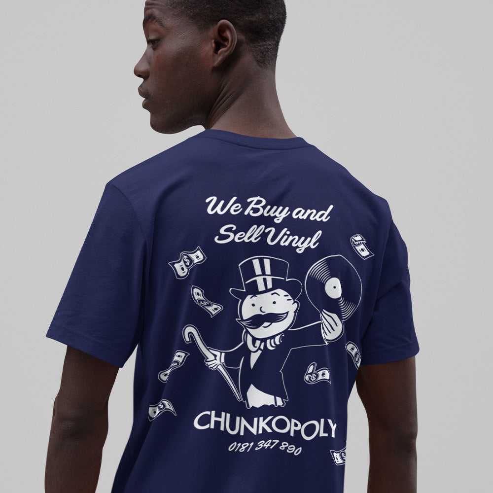 Community Records Navy T-Shirt