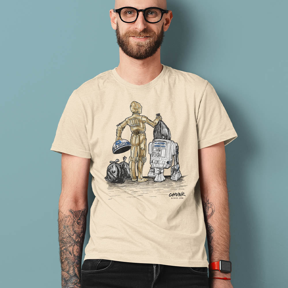 Space Junk Beige T-Shirt