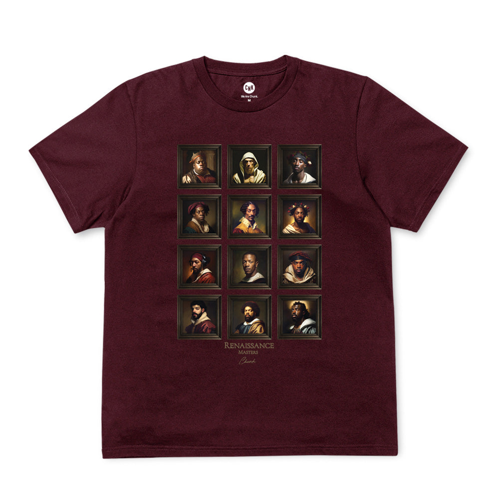 Hip Hop Masters Burgundy T-Shirt