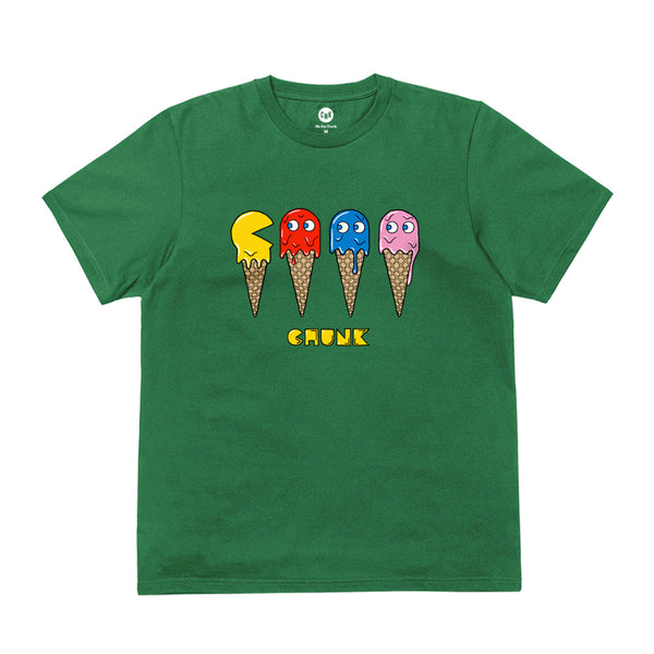 8-Bit Ice-Cream Kelly Green T-Shirt