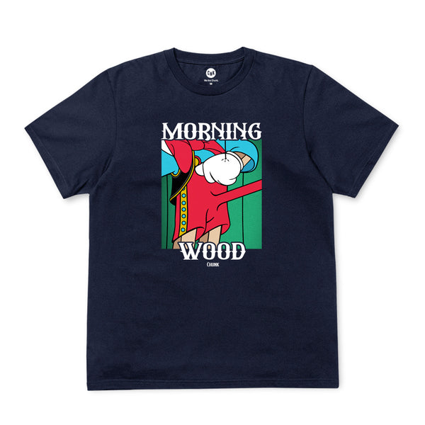 Morning Wood Navy T-Shirt