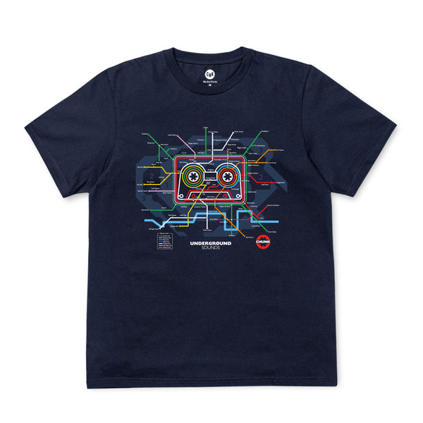 Underground Sounds Navy T-Shirt