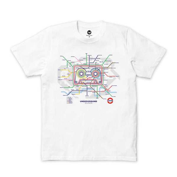Underground Sounds White T-Shirt