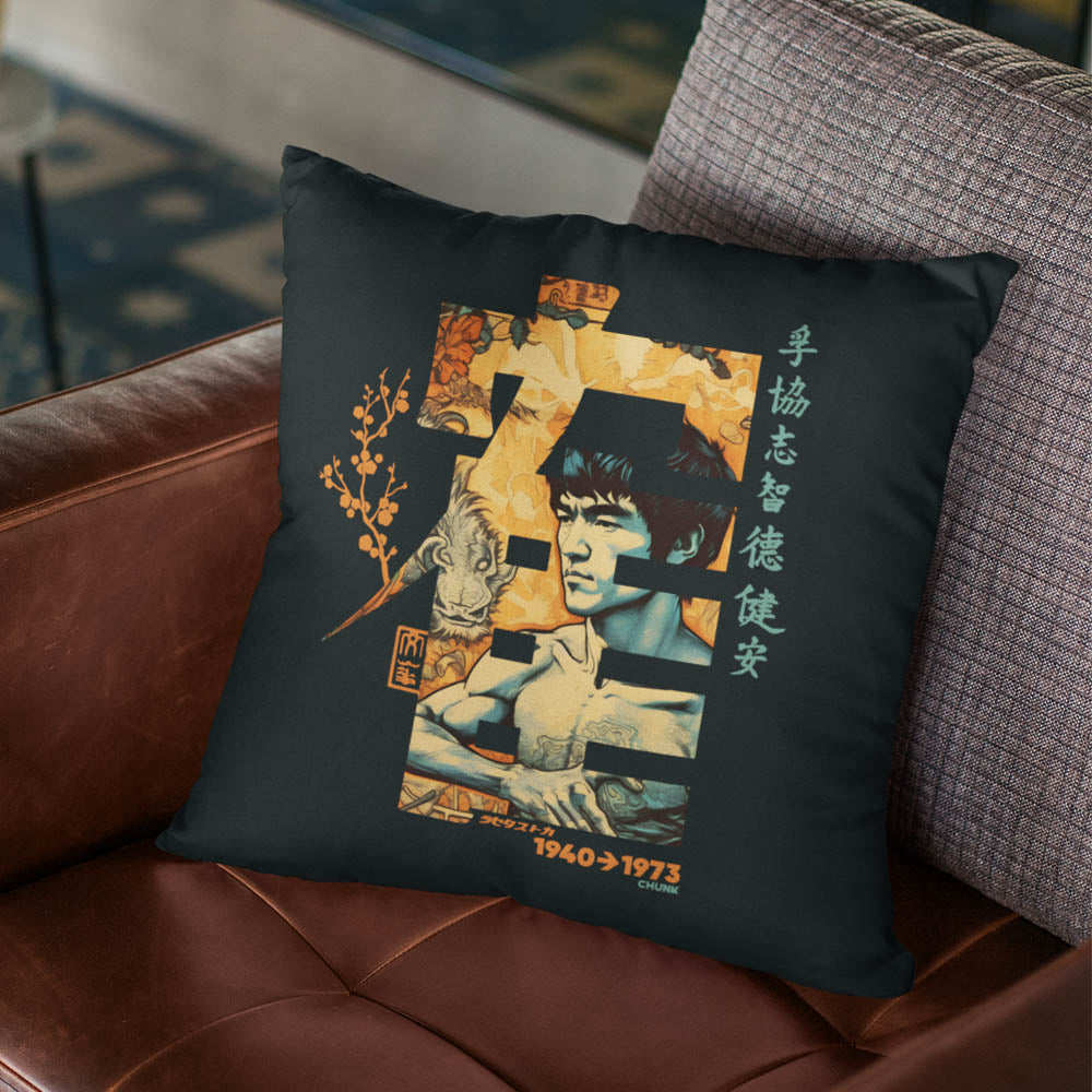 Kung Fu Calligraphy Cushion – Chunk Clothing