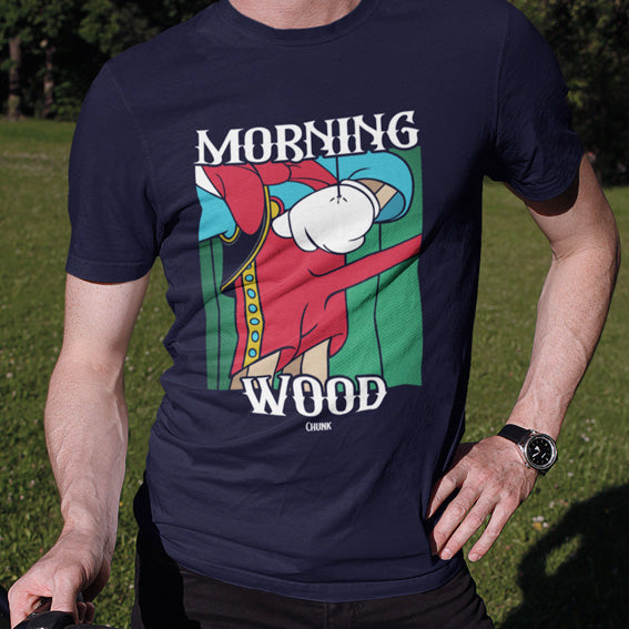 Morning Wood Navy T-Shirt