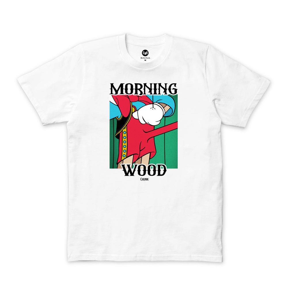 Morning Wood White T-Shirt
