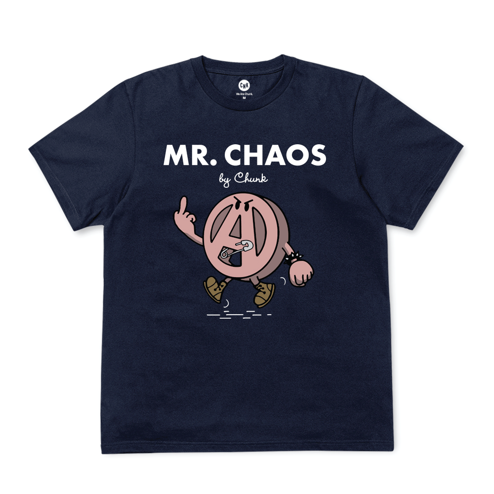 Mr. Chaos Navy T-Shirt