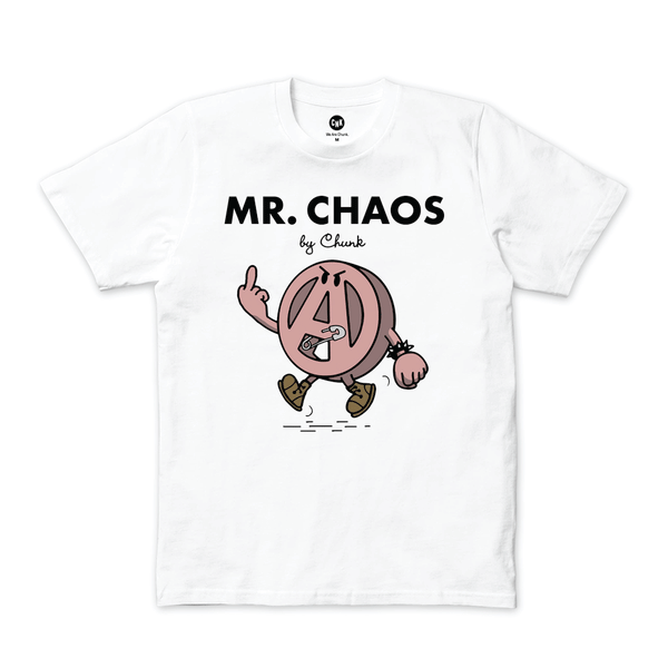 Mr. Chaos White T-Shirt