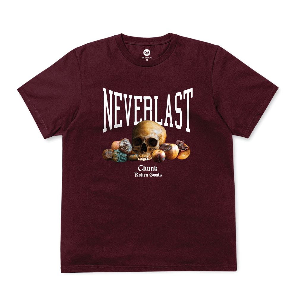 Neverlast Burgundy T-Shirt