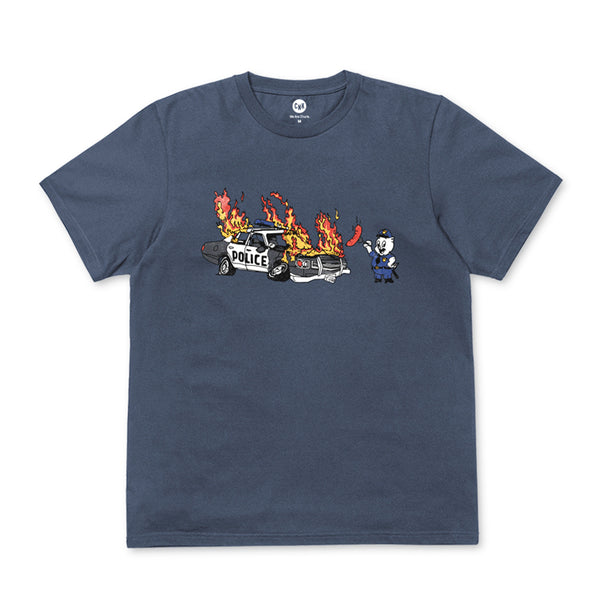 Roast Pork Denim Blue T-Shirt