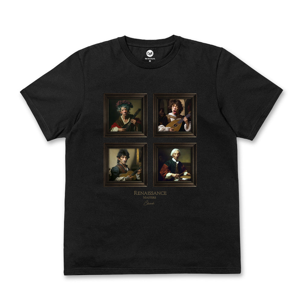 The Rolling Rocks Black T-Shirt