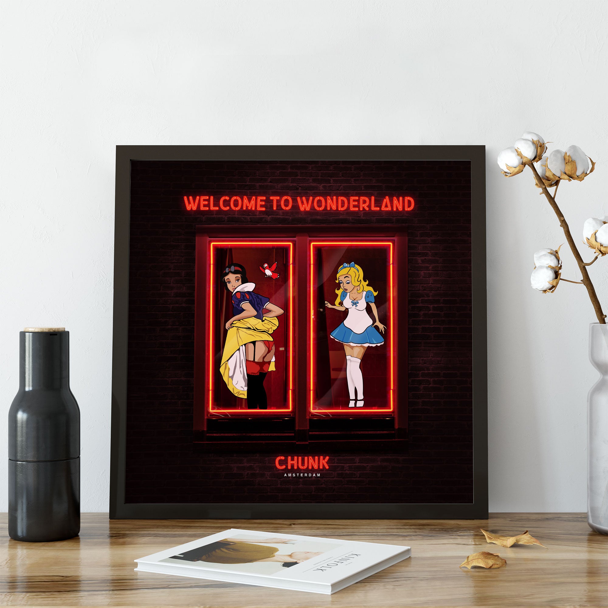 Welcome to Wonderland Framed Print